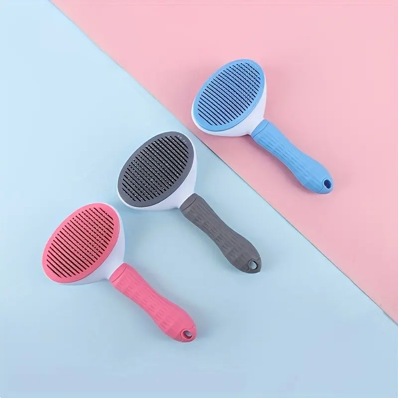 Pet Hair Remover, Floating Cleaning Mechanism, One-Button Design, Durable Material, Easy Cat Dog Hair Removal Tool