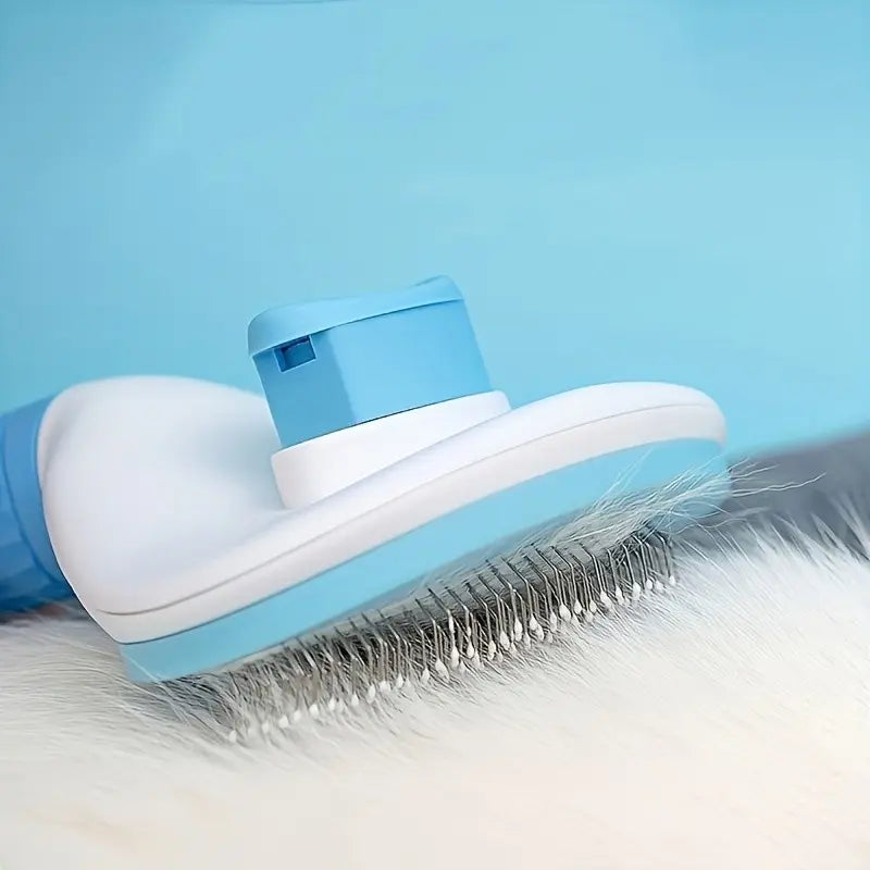 Pet Hair Remover, Floating Cleaning Mechanism, One-Button Design, Durable Material, Easy Cat Dog Hair Removal Tool