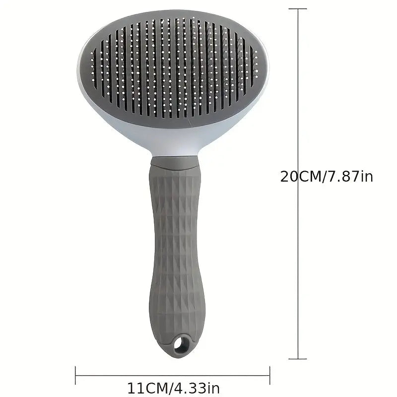 Pet Hair Remover, Floating Cleaning Mechanism, One-Button Design, Durable Material, Easy Cat Dog Hair Removal Tool