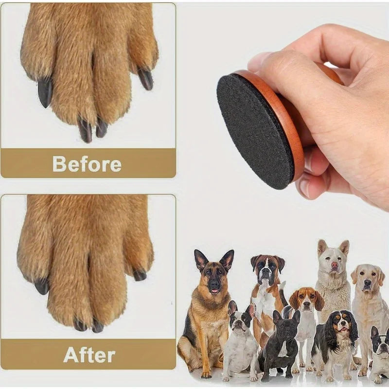 Dog scratching nail file board — natural nail trimming at home